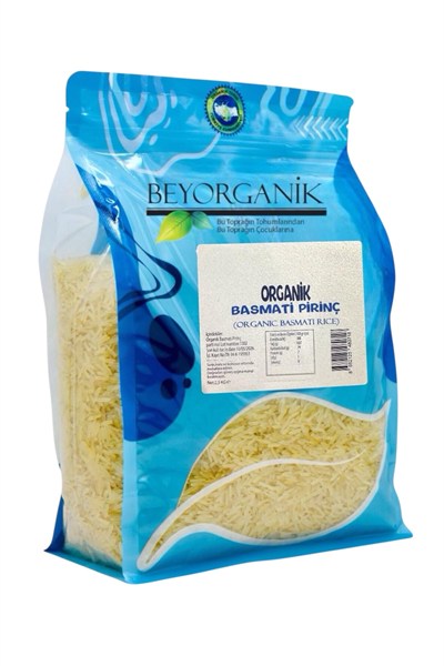 Beyorganik Organik Basmati Pirinç 2,5kg (PESTİSİT ve AFLATOKSİN ANALİZLİ)