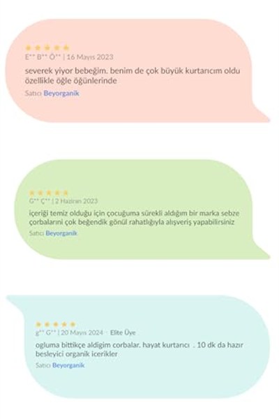 Beyorganik Organik Bebek Tarhanası 500gr