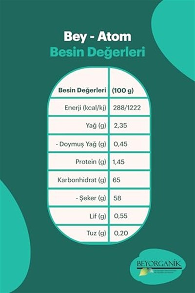 Beyorganik Organik Bey-atom 260gr