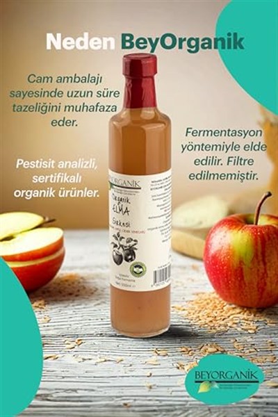 Beyorganik Organik Elma Sirkesi 500ml