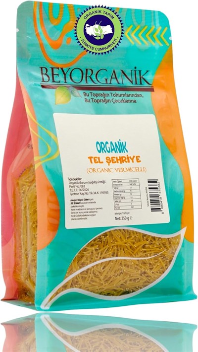Beyorganik Organik Tel Şehriye 250gr