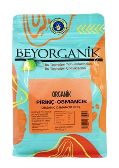 Beyorganik Pirinç-Osmancık 500 Gr