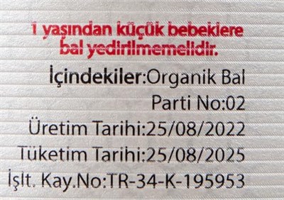 Beyorganik Süzme Bal 850 gr