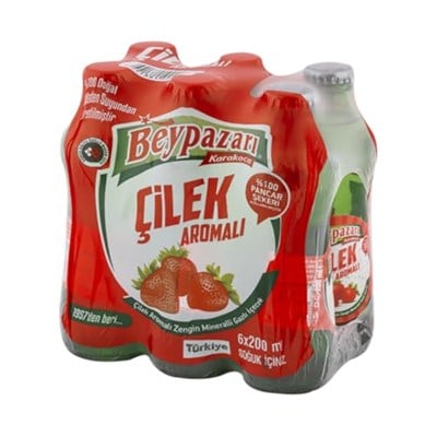 Beypazarı Çilekli Maden Suyu (6x200ml)