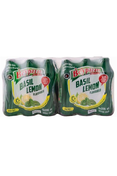 Beypazarı Fesleğen-Limonlu Maden Suyu (24x200ml)