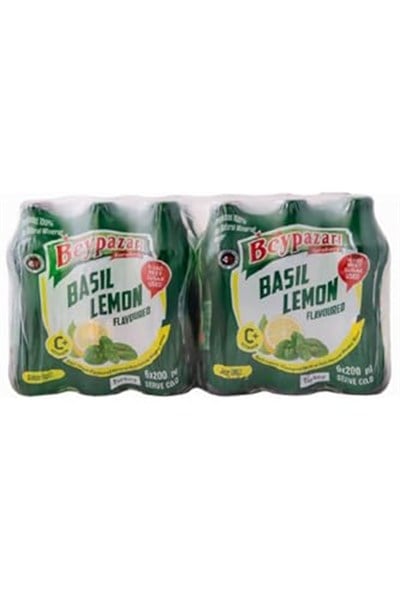 Beypazarı Fesleğen-Limonlu Maden Suyu (24x200ml)
