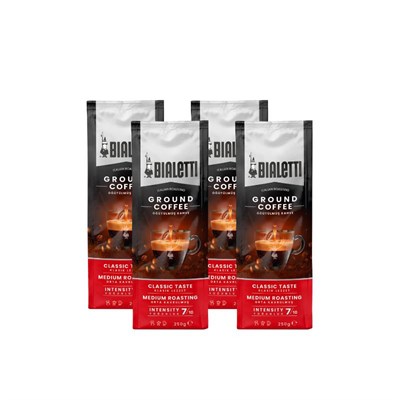 Bialetti 4 Adet Classico 250 Gr Öğütülmüş Kahve