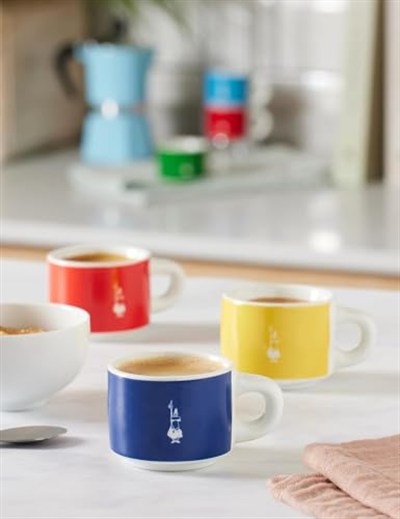 Bialetti - 6lı İstiflenebilir Fincan Seti