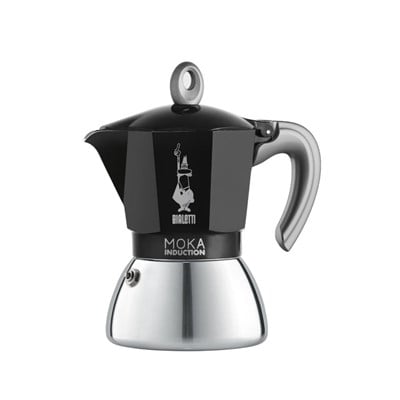 Bialetti İndüksiyon Mokapot Siyah 2 Cup