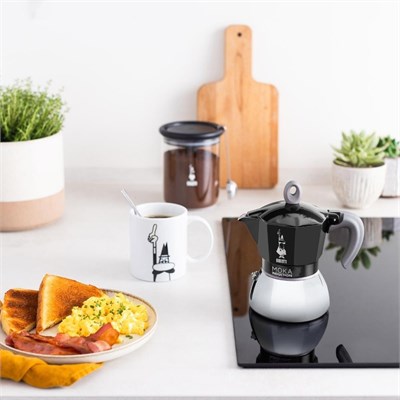 Bialetti İndüksiyon Mokapot Siyah (6 Cup)