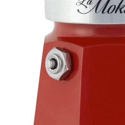 Bialetti - Moka Express Italia: 1 Cup Ocak Üstü Espresso Pişirici - 40ml - Karma Renk - Alüminyum Gövde - Patentli Güvenlik Valfi - Tüm Ocak Türleri İçin Uygundur (İndüksiyon Hariç)