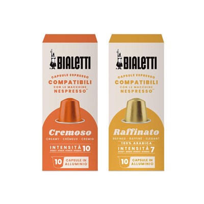 Bialetti Nespresso Uyumlu Kapsül Kahve Cremoso Ve Raffinato 20 Adet