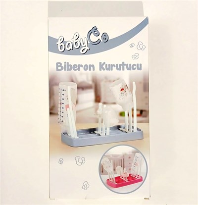 Biberon Kurutucu, Pratik ve Çoklu Kullanım, Taşınabilir Tasarım, Mavi Renk, Şişe ve Emzik Aksesuarları İçin