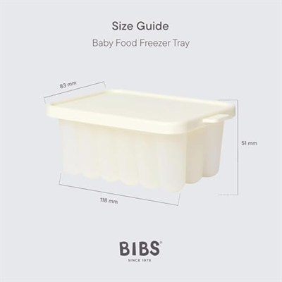 Bibs Bölmeli Dondurucu Saklama Kabı- Ivory
