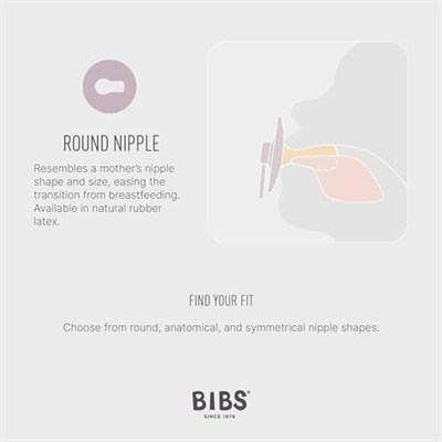 Bibs Colour İkili Kauçuk Emzik- Ivory/Sage 6+ Ay