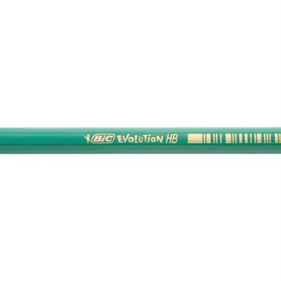 BIC Evolution 650 HB Kurşun Kalem, 12li Kutu, Kıymık Oluşturmaz, Çiğnemeye Karşı Dayanıklı, Kolay Açılır