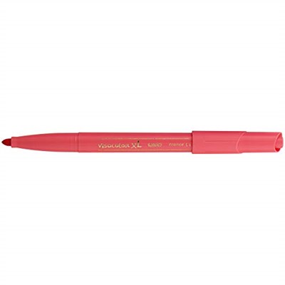 BIC Kids Visa Color XL Keçeli Boya Kalemi 24 Renk, Su Bazlı Mürekkep, Kolayca Çoğu Kumaştan Çıkar, 3 Yaş ve Üzeri Çocuklar için İdeal - Seçenekler: 12li Kutu, 24lü Kutu