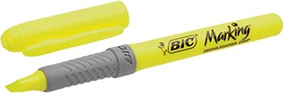 BIC Marking Highlighter Grip Fosforlu Kalem Karışık Renk 3+1li Blister
