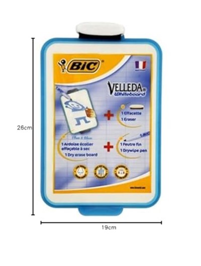 BIC Velleda Mini Beyaz Tahta 1218 + Kalem + Silgi