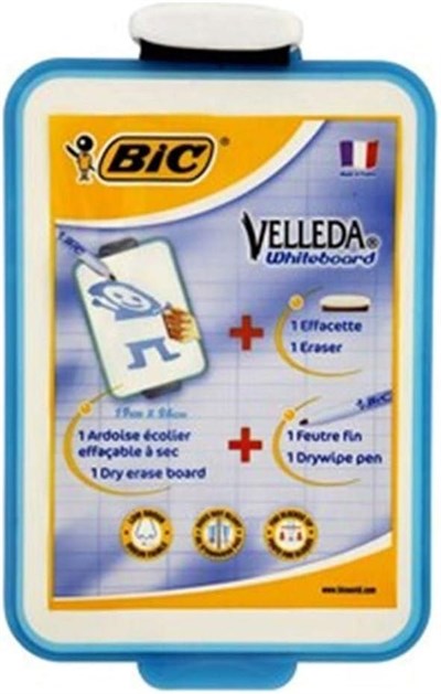 BIC Velleda Mini Beyaz Tahta 1218 + Kalem + Silgi
