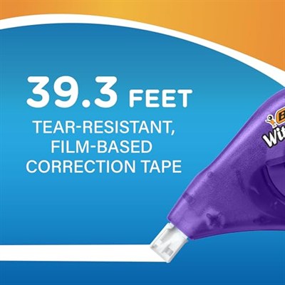 BIC Wite-Out Brand EZ Correct Correction Tape, White, 10-Count