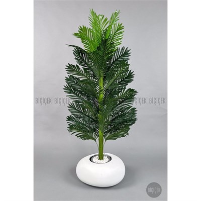 Biçiçek Yapay Areka Ağacı 160-180 Cm Beyazfi̇ber170cm