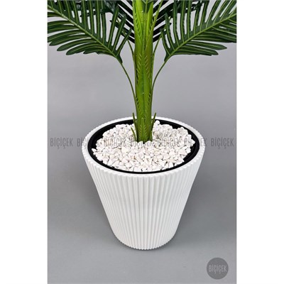 Biçiçek Yapay Areka Ağacı 160-180 Cm Beyazluna180cm