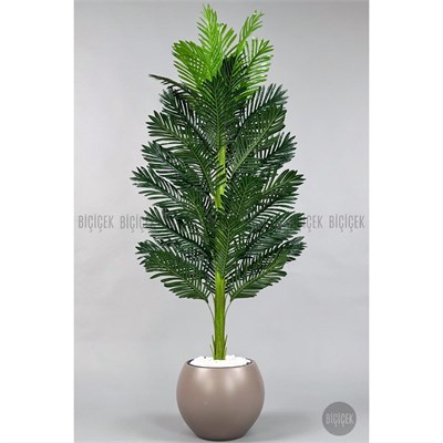 Biçiçek Yapay Areka Ağacı 160-180 Cm Kahverengiküre170cm