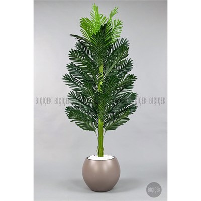 Biçiçek Yapay Areka Ağacı 160-180 Cm Kahverengiküre170cm