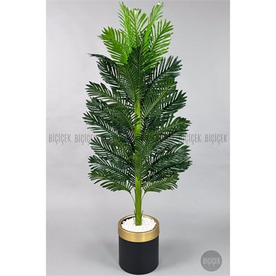 Biçiçek Yapay Areka Ağacı 160-180 Cm Siyahaltin170cm