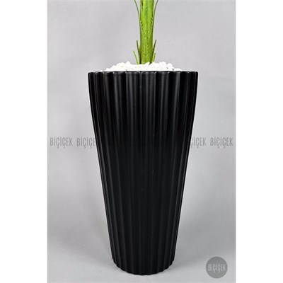 Biçiçek Yapay Areka Ağacı 220 Cm Siyah