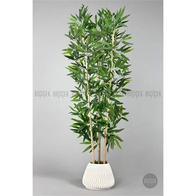 Biçiçek Yapay Bambu Ağacı 140cm Yoğun Yapraklı 150555100