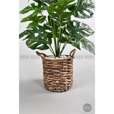 Biçiçek Yapay Monstera Deve Tabanı 65-70 Cm Çok Renkli