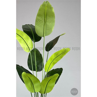 Biçiçek Yapay Muz Ağacı 145-185 Cm Beyaz2