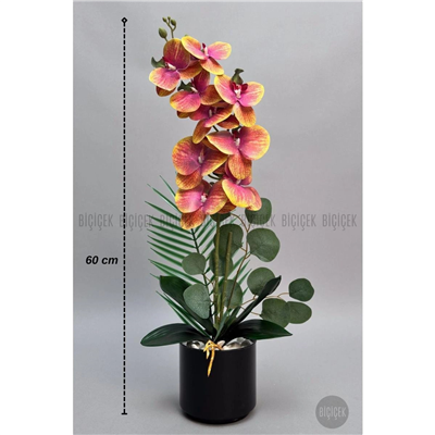 Biçiçek Yapay Phalaenopsis Orkide Buyuk Boy