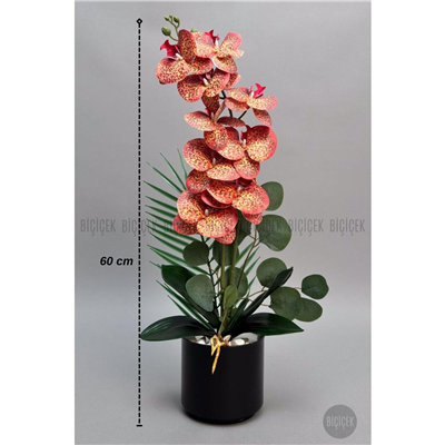 Biçiçek Yapay Phalaenopsis Orkide Buyuk Boy