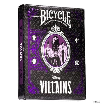 Bicycle Disney Villains Oyun Kartları – Yeşil veya Mor | Poker, kaykay, koleksiyoncular ve Disney hayranları için