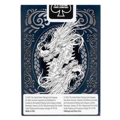 Bicycle Dragon Oyun Kartları, Mavi