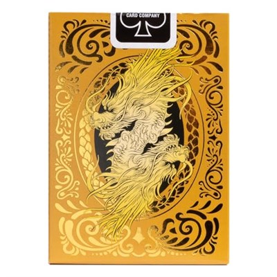 Bicycle Gold Dragon Folyo Premium Oyun Kartları, 1 Güverte - Seçenekler: Altın Ejderha, Bisiklet 1885, Düşen Yıldız, Klasik, Retro...