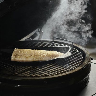 Big Green Egg Delikli Yarım Izgara Large