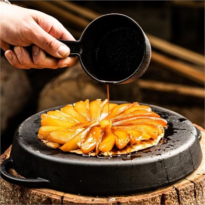 Big Green Egg Döküm Demir Sos Tenceresi Ve Fırçası