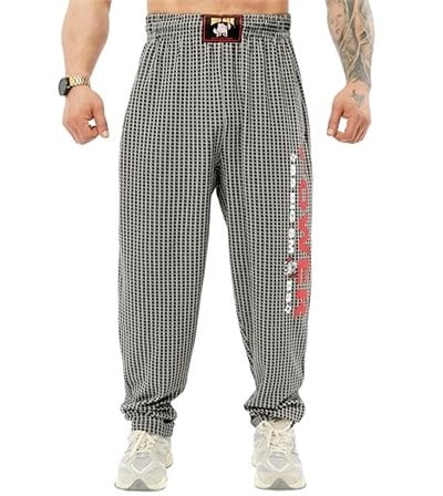 BIG SAM SPORTSWEAR COMPANY Cepli Erkek Eşofman Altı, Erkek Activewear Egzersiz Rahat Tasarım Bol Kas Pantolonları