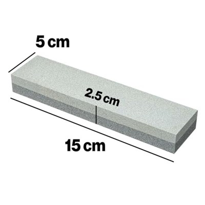 Bileme Taşı 15 cm Bıçak Balta Testere Nacak Satır Keskinleştirme Girit Taş Bileyleme