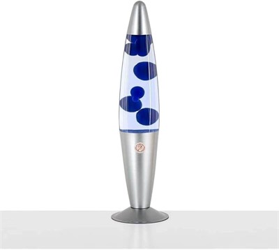 Bilger Büyük Boy Lav Lambası Lava Lamp 41 Cm, Mavi, 10 x 10