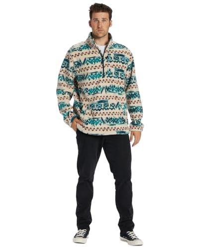 Billabong BOUNDARY MOCK NECK Bej Erkek Polar Bej XL