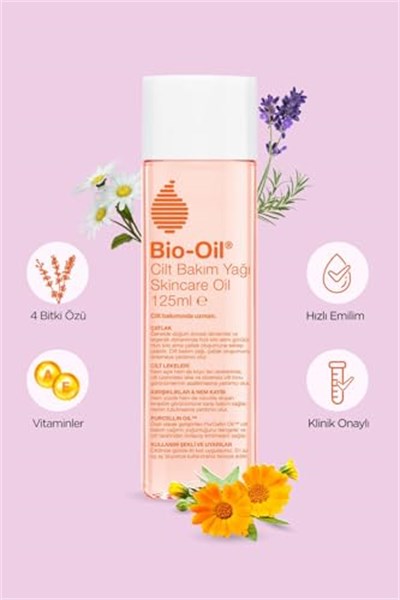 Bio-Oil Çatlak Karşıtı & Leke Karşıtı Nemlendirici Cilt Bakım Yağı 125 ml - Seçenekler: 125ml, 125ml (2 paketi)