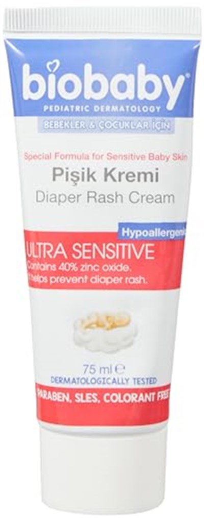 Biobaby Bebekler ve Çocuklar için Pişik Kremi (75 ml)