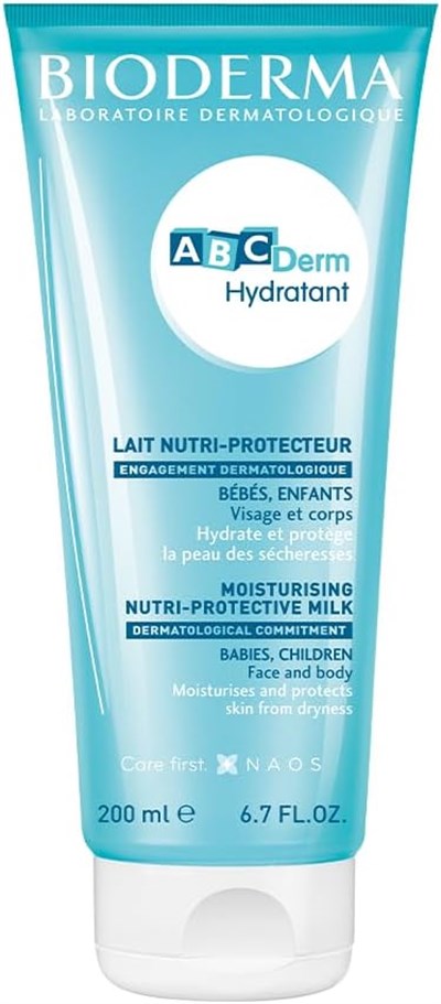 Bioderma ABCDerm Hydratant Losyon Bebek Cildi için Yoğun Nemlendirici, Onarıcı, Besleyici Bakım Kremi 200 ml