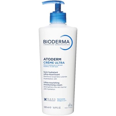 Bioderma Atoderm Cream Ultra Normal ve Kuru Ciltler için Nemlendirici Yüz, Vücut Bakım Kremi 500 ml