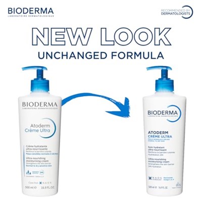 Bioderma Atoderm Cream Ultra Normal ve Kuru Ciltler için Nemlendirici Yüz, Vücut Bakım Kremi 500 ml